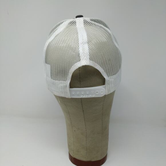 Pacific Essentials Snapback Meshback Hat Black White Embroidered F One Size - Picture 5 of 9